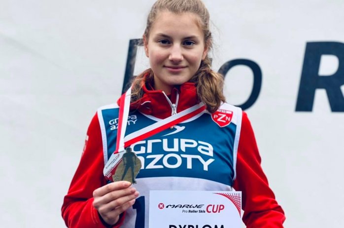 Laura Wantulok ze złotym medalem